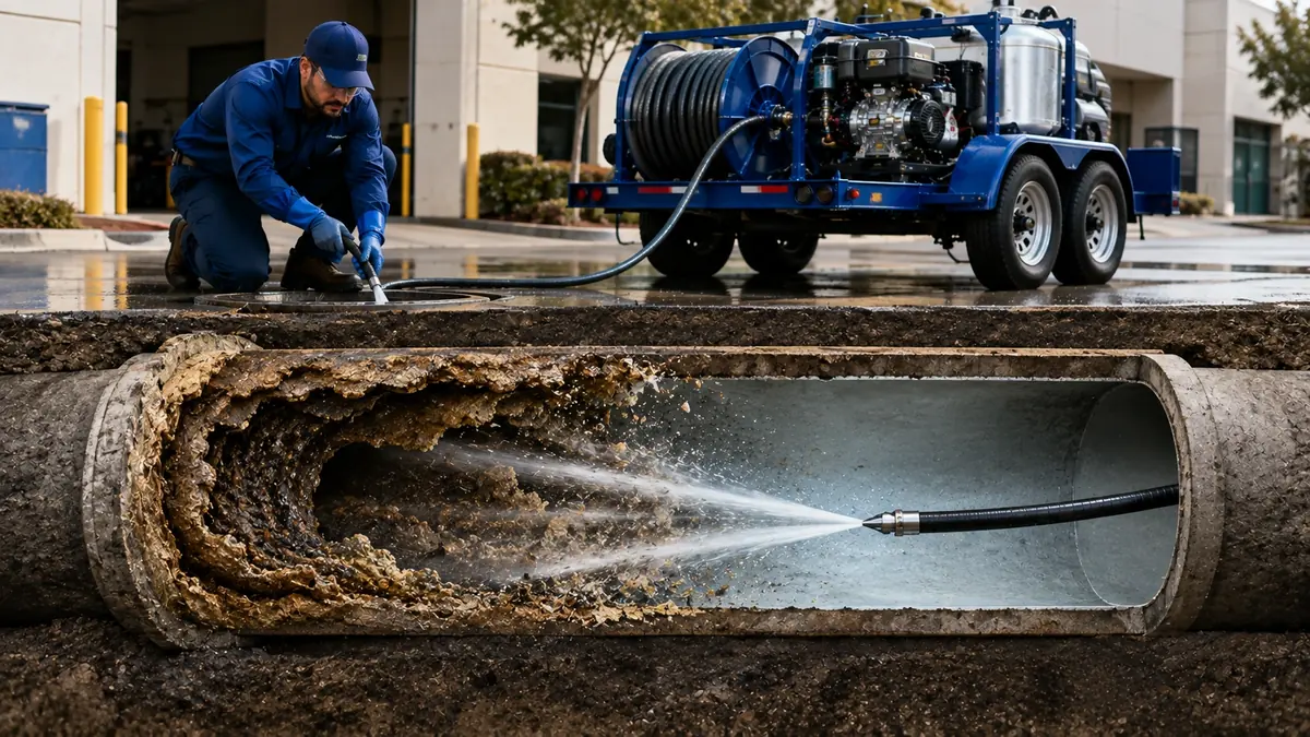Sewer Pipe Descaling in Riverside
